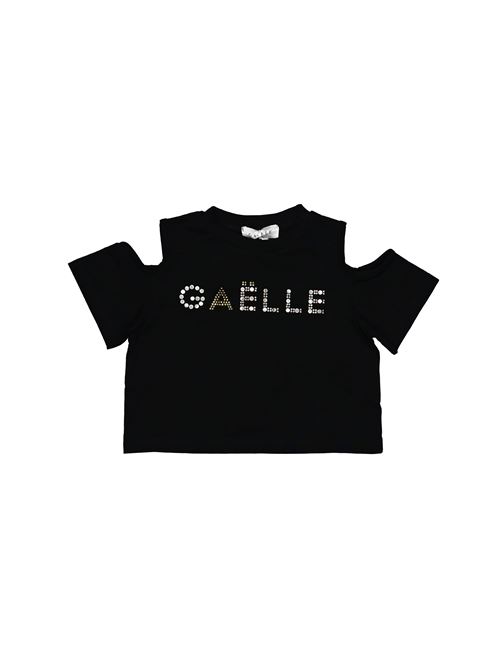 T-shirt, bambina, logata. GAELLE PARIS | 2746MY00023BK